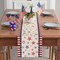 4th of July Table Runner Memorial Day Independence Day Stripe Stars Patriotic America Table Decoration Home Kitchen Dining Indoor Holiday Farmhouse Decor 13x72 Inch